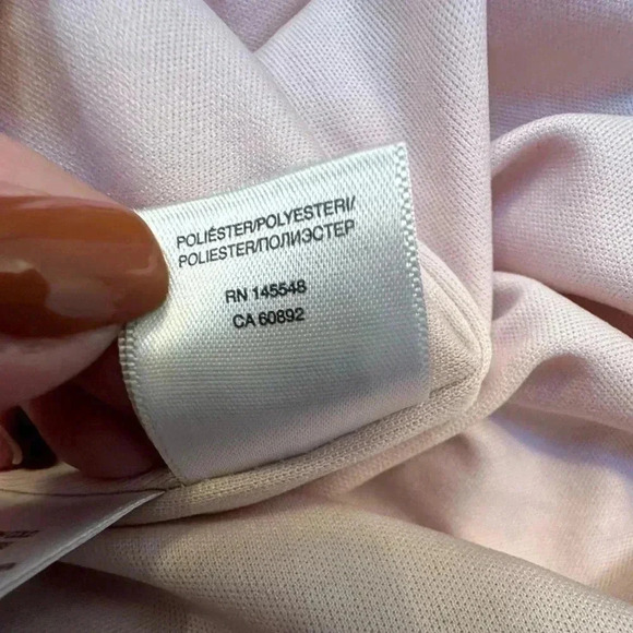 Rachel Roy | Blush Light Pink Floral V-Neck Midi Dress Plus Size 2X - Picture 9 of 10